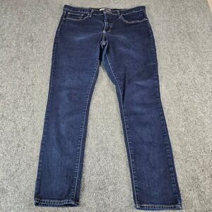 Levis 311 Shaping Skinny Jeans Dark Indigo Blue Denim 19626-0001 Womens 33x30